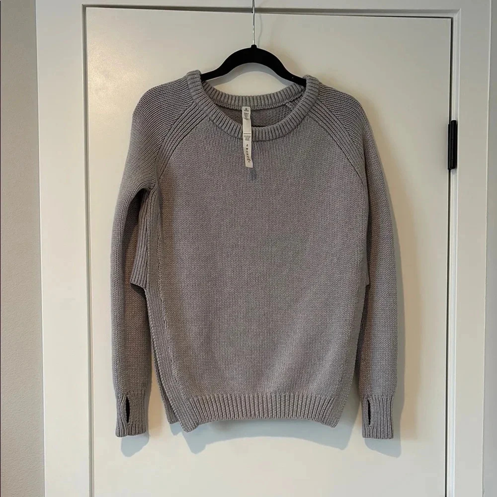lululemon athletica Gray Cowl & Turtleneck Sweater for Cool Weather